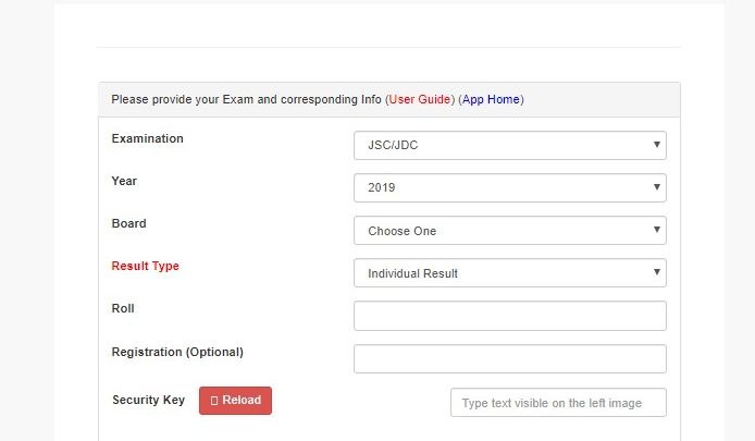 JSC Result 2019 Online