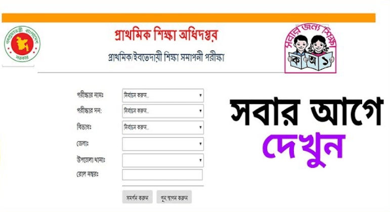PSC Result 2019 – Directorate of Primary Education Board Bangladesh